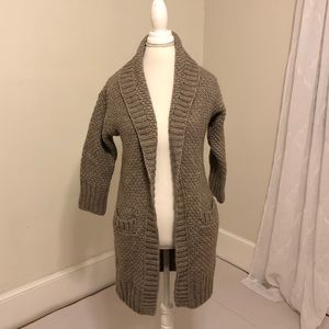 Made in Italy Tan Cardigan Sweater